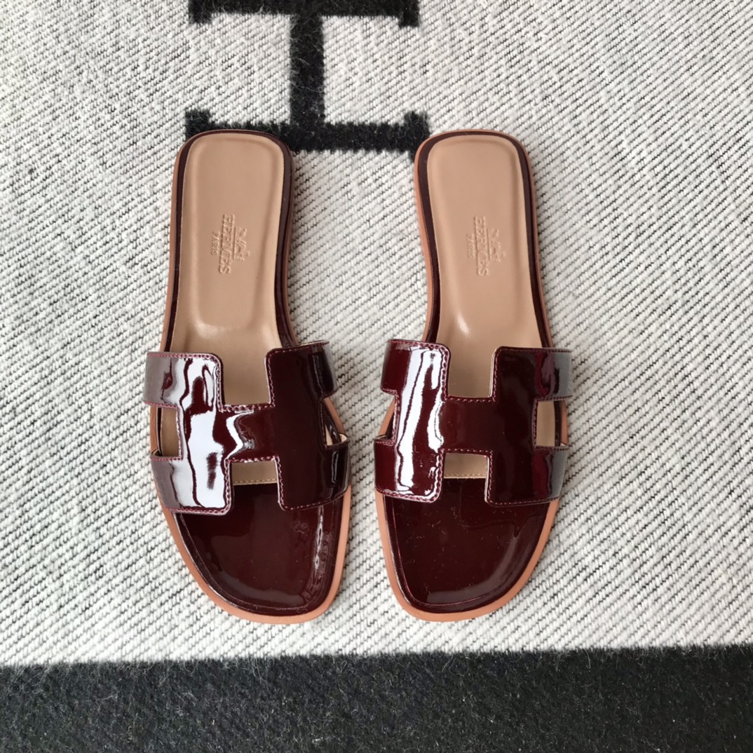 에르메스 올수공 오란 슬리퍼 샌들 페이던트 29